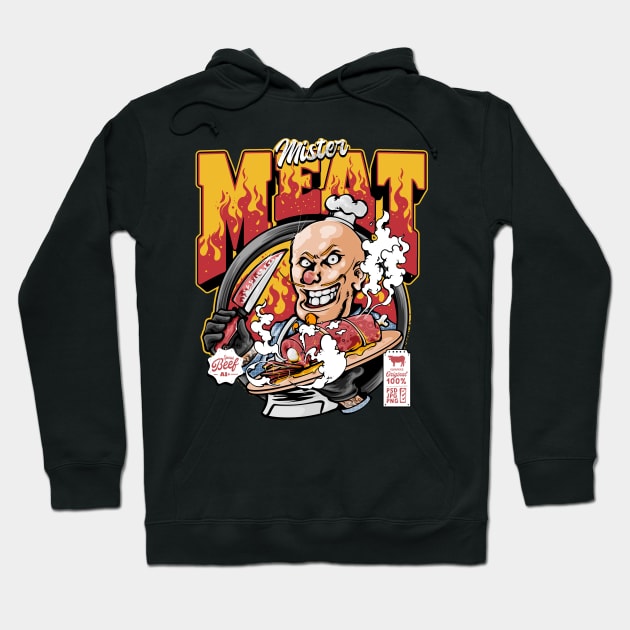 Mr. Meat Hoodie by mmninestd